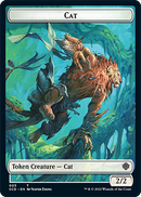Saproling // Cat Double-Sided Token [Starter Commander Decks]-2