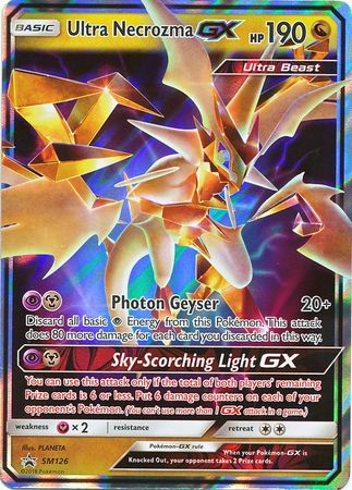 Ultra Necrozma GX (SM126) (Tarjeta gigante) [Sun &amp; Moon: Black Star Promos] 