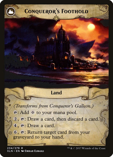 Conqueror's Galleon // Conqueror's Foothold [Ixalan] - 0