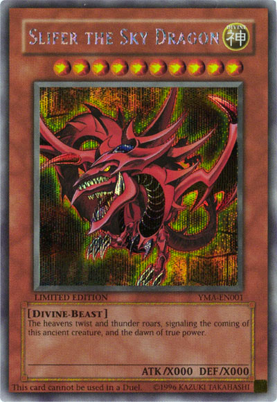 Slifer el Dragón del Cielo [YMA-EN001] Secreto Raro 