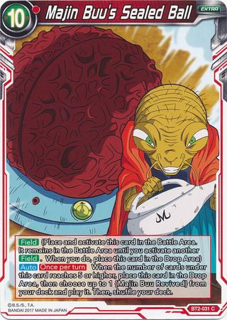 Bola sellada de Majin Buu (BT2-031) [Union Force] 