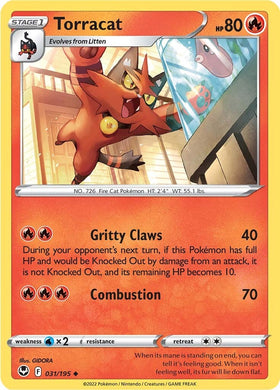 Torracat (031/195) [Espada y escudo: Tempestad de plata] 
