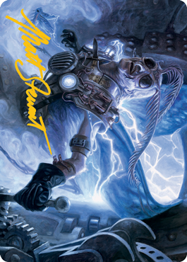 Tarjeta de arte de aberración de insectos (firma estampada en oro) [Serie de arte de Innistrad: Midnight Hunt] 