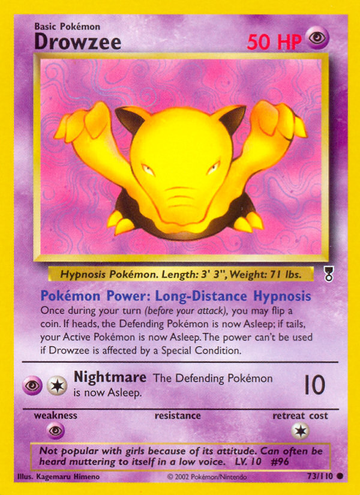 Drowzee (73/110) [Colección legendaria] 