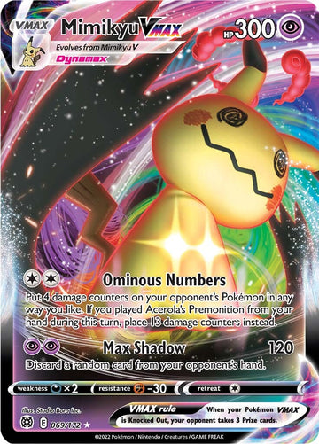Mimikyu VMAX (069/172) [Espada y escudo: estrellas brillantes] 