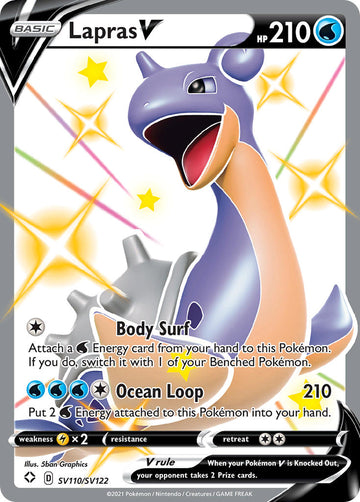 Lapras V (SV110/SV122) [Espada y escudo: Destinos brillantes] 