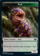 Spirit // Pest Double-Sided Token [Strixhaven: School of Mages Tokens]-2