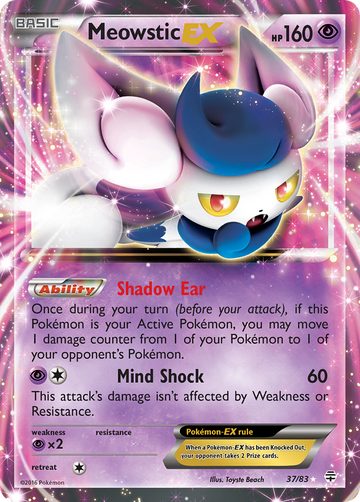 Meowstic EX (37/83) [XY: Generaciones] 