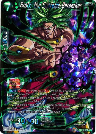 Broly, el Berserker Supremo (BT6-074) [Reyes Destructores] 