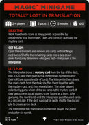 Totally Lost in Translation (Minijuego de Magic) [Dungeons &amp; Dragons: Adventures in the Forgotten Realms Minigame] -1