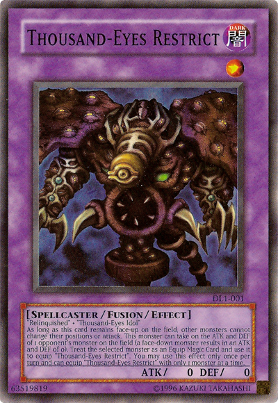 Restricción de los Mil Ojos [DL1-001] Súper rara 