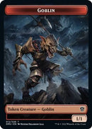Zombie Knight // Goblin Double-Sided Token [Dominaria United Commander Tokens]-2