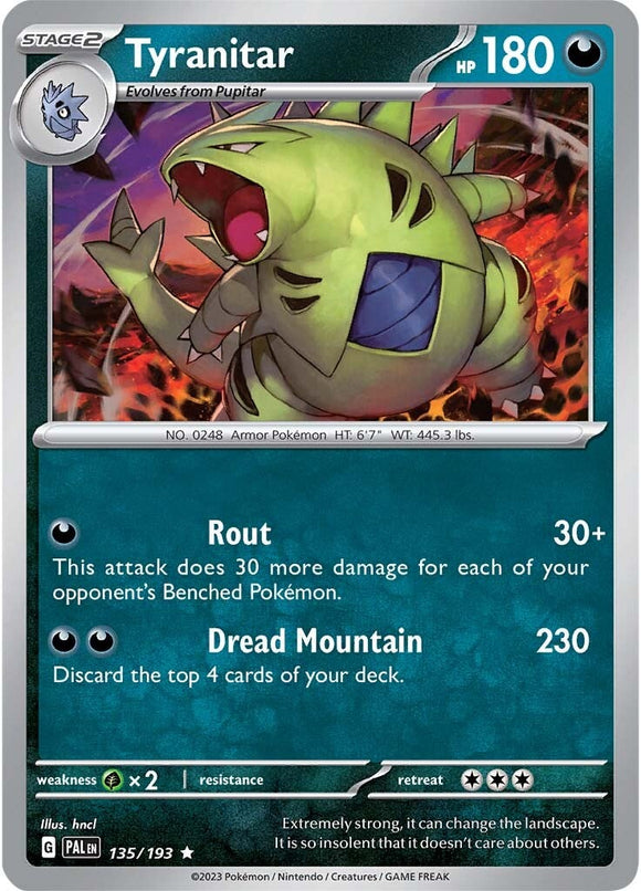 Tyranitar (135/193) [Scarlet &amp; Violet: Paldea evolucionada] 