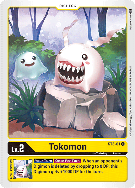 Tokomon [ST3-01] [Mazo inicial: Amarillo celestial] 