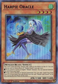 Oráculo arpía (azul) [LDS2-EN077] Ultra raro 