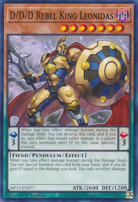 D/D/D Rey Rebelde Leonidas [MP23-EN277] Común 