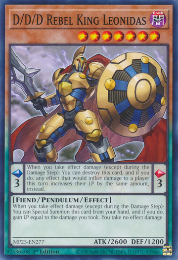 D/D/D Rey Rebelde Leonidas [MP23-EN277] Común 