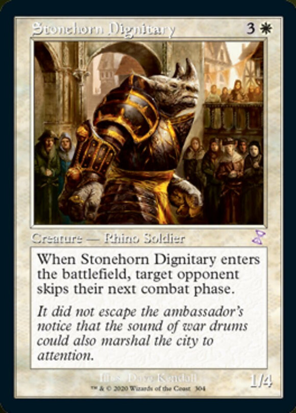 Dignatario de Stonehorn (cambiado en el tiempo) [Espiral del tiempo remasterizada] 