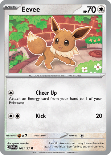 Eevee (166/197) [Scarlet &amp; Violet: Llamas de obsidiana] 