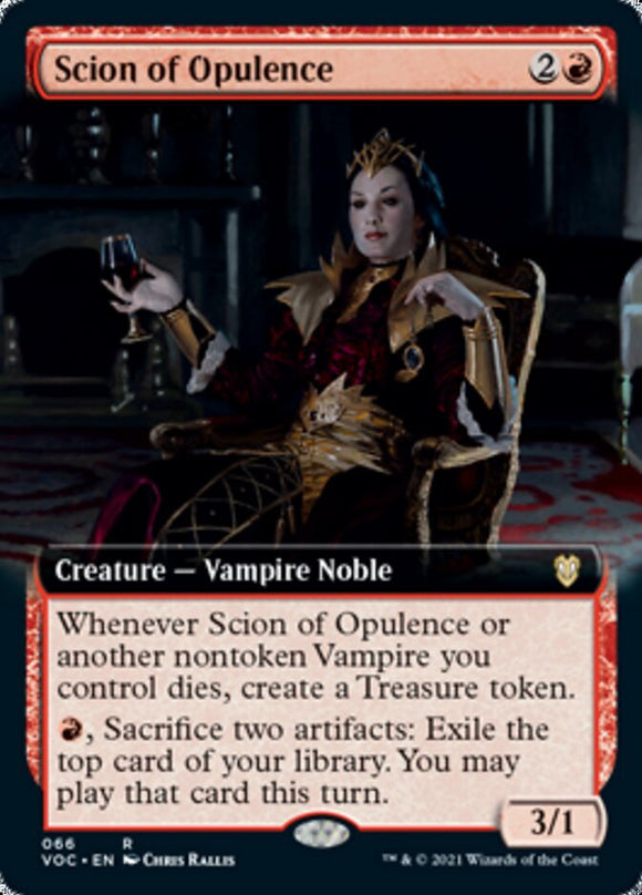 Vástago de la opulencia (ilustración ampliada) [Innistrad: Crimson Vow Commander] 
