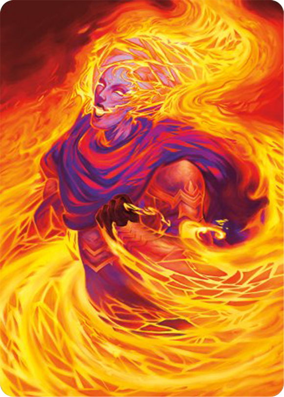 Tarjeta de arte Flare of Duplication [Serie de arte Modern Horizons 3] 