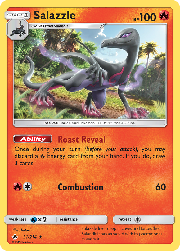 Salazzle (31/214) [Sol y Luna: Lazos inquebrantables] 