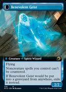 Malevolent Hermit // Benevolent Geist (Extended Art) [Innistrad: Midnight Hunt]-2