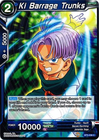 Trunks de Barrage Ki (BT5-036) [Renacimiento milagroso] 