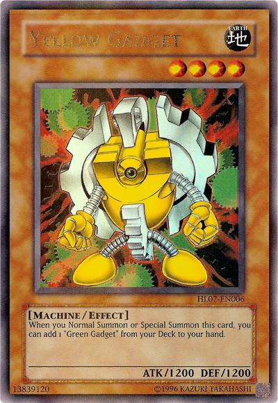 Gadget amarillo [HL07-EN006] Raro paralelo 