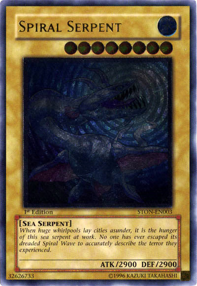 Serpiente espiral [STON-EN003] Última rareza 