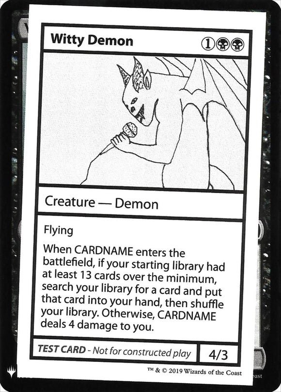 Demonio ingenioso [Tarjetas de prueba de Mystery Booster] 