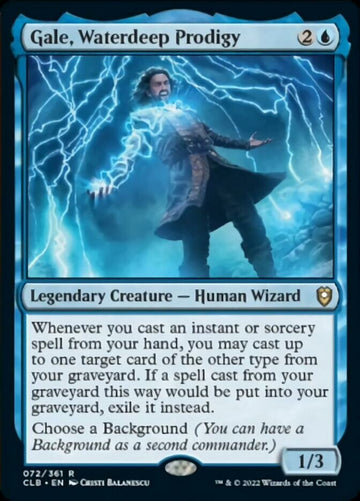 Gale, prodigio de Aguas Profundas [Commander Legends: Battle for Baldur's Gate] 