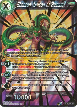Shenron, Unison of Rescue (BT10-125) [El ascenso del guerrero Unison] 