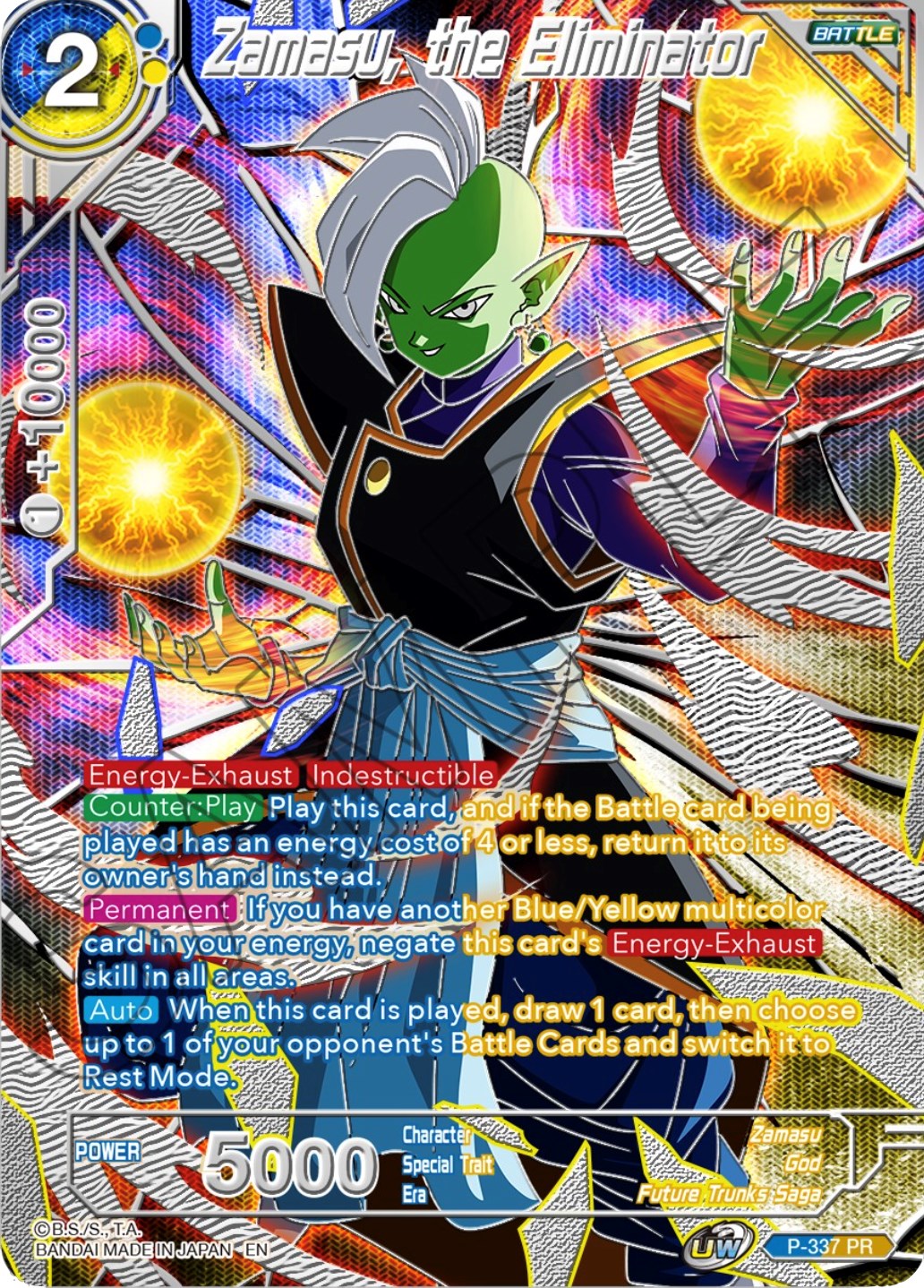 Zamasu, el Eliminador (P-337) [Selección del Coleccionista Vol. 3] 