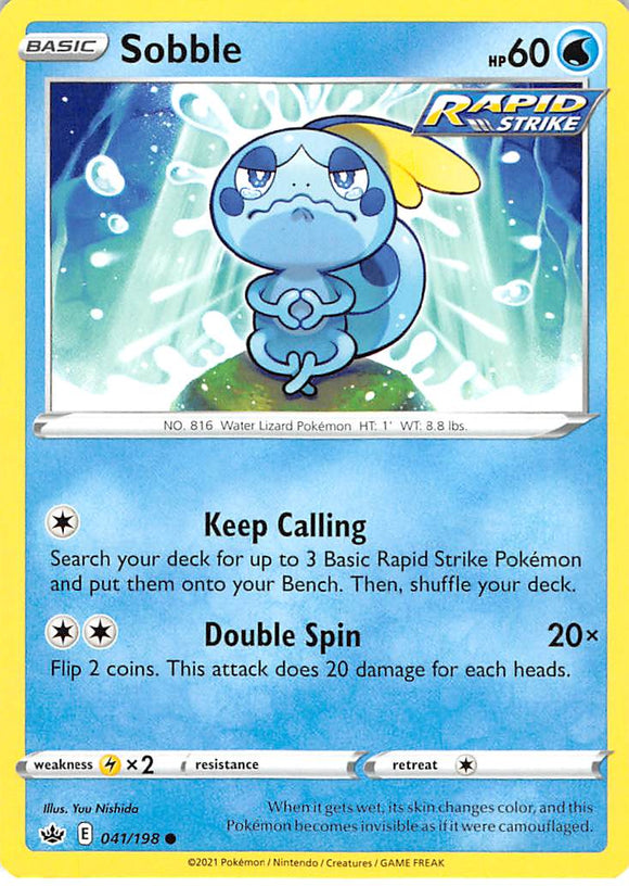 Sobble (041/198) [Espada y escudo: Reinado escalofriante] 