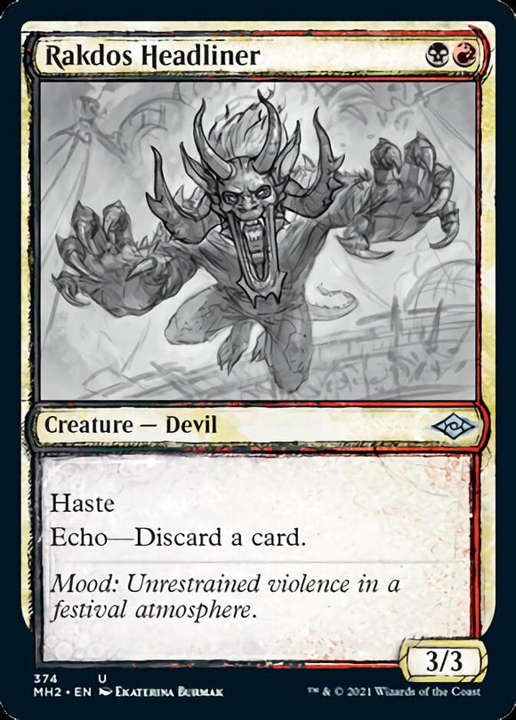 Personaje principal de Rakdos (boceto) [Modern Horizons 2] 