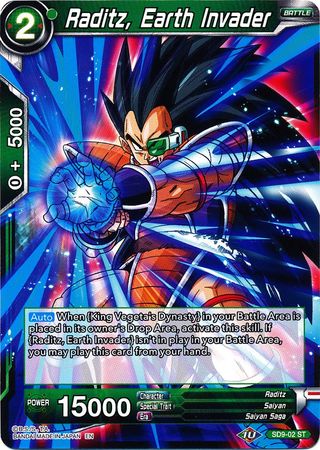 Raditz, Invasor de la Tierra (SD9-02) [El asalto de los Saiyans] 