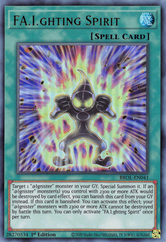 Espíritu de lucha FA.I.ghting [BROL-EN041] Ultra raro 