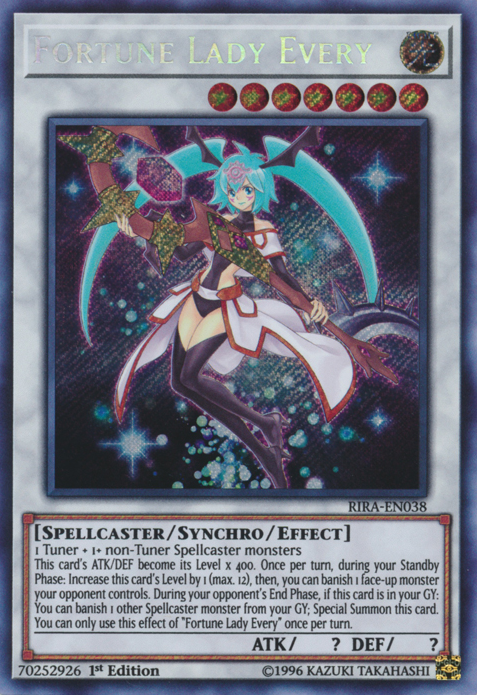 Fortune Lady Every [RIRA-EN038] Secreto Raro 