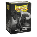 Dragon Shield: Standard 100ct Sleeves - Black (Non-Glare Matte)-2