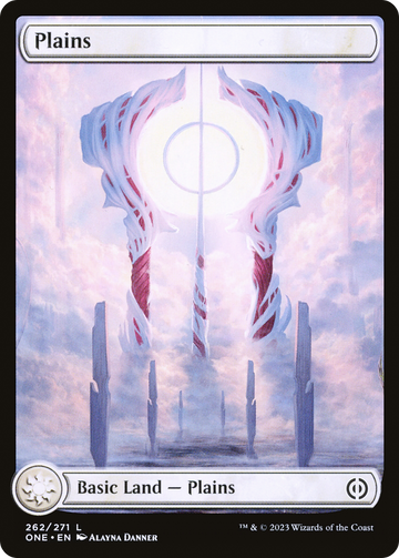 Plains (262) (Full-Art) [Phyrexia: All Will Be One]