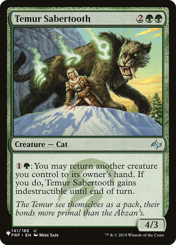 Temur Dientes de Sable [La Lista] 