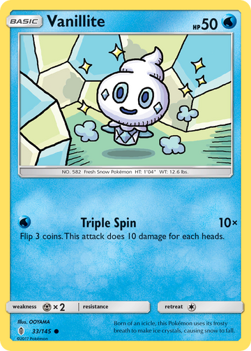 Vanillite (33/145) [Sol y Luna: Guardianes en ascenso] 