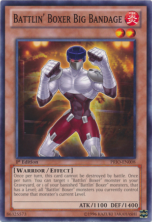 Boxeador luchador con vendaje grande [PRIO-EN008] Común 