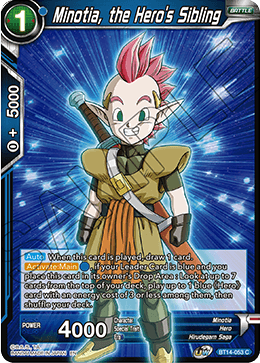 Minotia, la hermana del héroe (BT14-053) [Cross Spirits] 