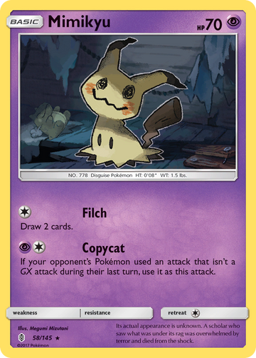 Mimikyu (58/145) [Sol y Luna: Guardianes en ascenso] 