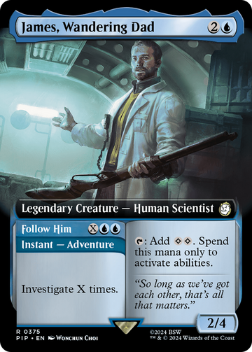 James, papá errante // Síguelo (ilustración extendida) [Fallout] 
