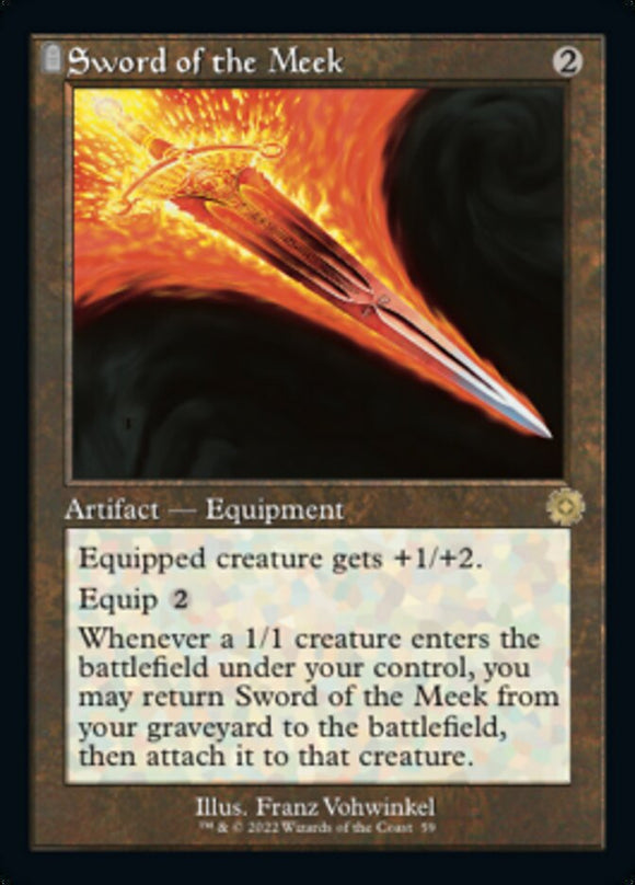 Espada de los mansos (retro) [Artefactos retro de The Brothers' War] 