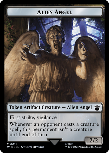 Copy // Alien Angel Double-Sided Token [Doctor Who Tokens] - 0