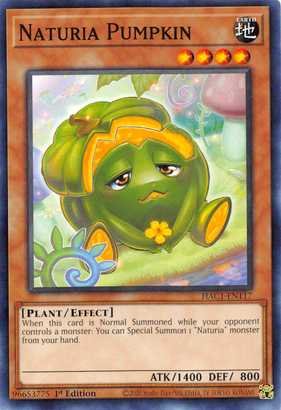 Calabaza de Naturia (Duel Terminal) [HAC1-EN117] Rara paralela 